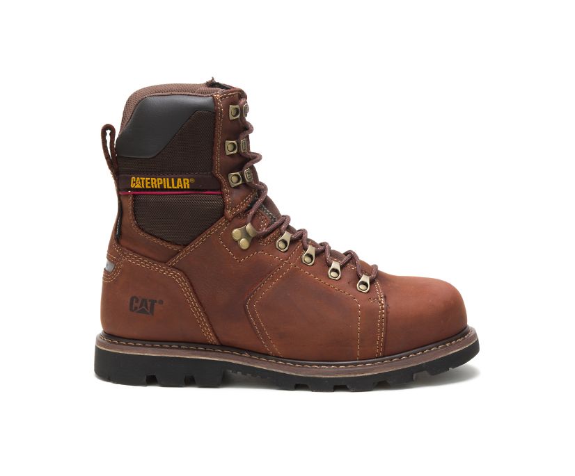 Caterpillar Alaska 2.0 8 Waterproof Thinsulate™ Steel Toe - Mørke Brune Vernestøvler Herre - Norge (